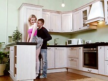 Lovely courtesan invites client at her place to have fun