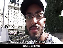 Spanish Black Latino Guy Gay For Pay On Streets Pov