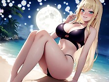 i’ll make u cum beneath the moonlight - - Vtuber JOI ASMR Audio