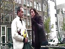 With His Guide Horny Tourist Visits A Hooker In Amsterdam