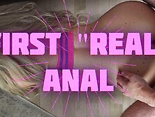 First Real Anal (painal) Fucking Kali Grace's Amateur Ass