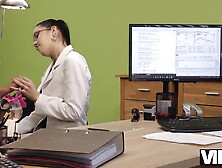 VIP4K.  Brunette babe Elis Dark gives pussy to agent to buy