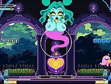 Flip Witch [ Pixel CARTOON Game ] Ep. 13 monster wang titjob and cum-shot sperm shot !