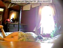 Hidden Cam Catches Gf Masturbating