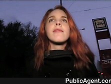 Publicagent - Nasty Redhead Getting Screwed