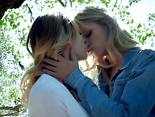 Mesmerizing lesbian pleasure with Black Eden & Scarlet Red - High-Quality teaser