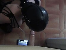 40 Mins Full Video Wearing High Heels and Catsuit and Taking a Cock Down My Mouth and Pussy in Gloryhole