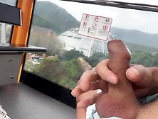 Public Weenie Flashing - Angel Jerks My Knob And Swallows Cum On Ferris Wheel