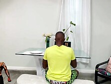 PREVIEW!!!! Hirsute Bush Baddie Spicy Jayde Relieves Her Boyfriend's Stress By Draining His Balls