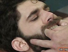 Muscle Bear Blowjob With Facial Cum