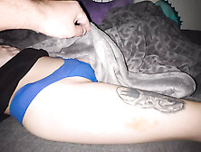 Stepbrother Caught Smelling Little Step-Sister’S Vibrator While She’S Laying Down!