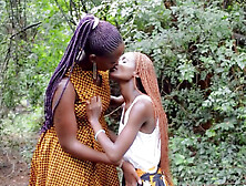 Secret rendezvous of amateur ebony lesbians savoring a drink and indulging in some private pussy licking!