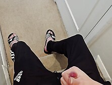 Jerk Off And Cum In Adidas Pants