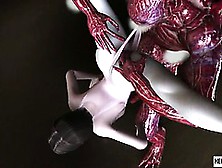 Caught 3D Ballerina Girls Gets Brutally Fucked By Tentacles