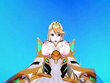 Mythra Xenoblade 2 3D Hentai 3/5