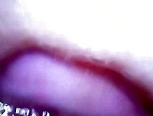 Camera dildo after a rough fuck and cream filling