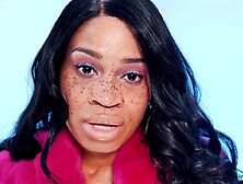 Hot brunette dom invites gooners to worship and obey her JOI