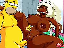 Fucking the huge ass housemaid - The Simptoons Simpsons porn