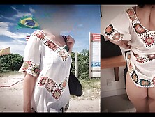 Fake agent takes married to photograph in the apartment and ends up fucking her.