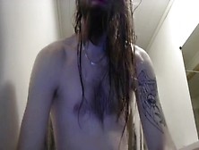 Queer,  Gay In Shower,  Skinny Long Hair