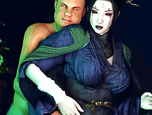 The 3D queen's cursed booty in a wild animated adventure