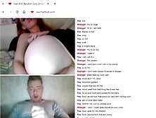 Hot redhead teen on random chat