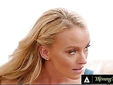 MOMMY'S BOY - Hung Guy Gets Disciplined In FFM 3-Way By His Stepmom And His Sexy Neighbor