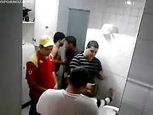 Orgy In The Bathroom