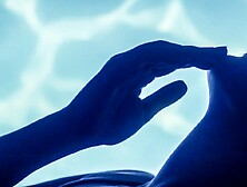 Blue mood - Slow-motion,  Squirting,  Closeup