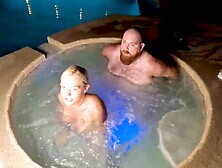 Hawt Tub Sex With Golden-haired Cheating Wife Deliah Grace