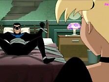 Harley Quinn Rides Fastened Up Nightwing ( DC Parody Porn )