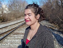 Cum walking,  japanese bukkake,  outdoor cum