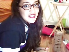 First Time Playing Strip Jenga on Cam