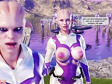 Futa3Dx - Hot Futa Girl Jois In Alien Threesome On Another Planet