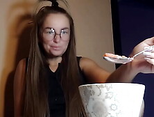 Stepmom dominates and strap-on son