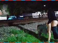 sex in public the police catches us dripping semen and voyeurs watch us fuck in the street