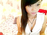 Crazy amateur movie with skinny, asian, small tits, stockings, strip, solo, webcam, close-up, masturbation scenes