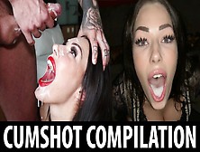 Good Sluts Don't Dodge The Cum - Shaiden Rogue Facial & Cumshot Compilation