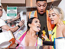 Working Girls With Celtic Iron, Air Thugger, Chloe Surreal, Nick Strokes, Mike Avery, Lexi Samplee - Brazzers