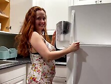 Caught Jerking Off By Breasty Redhead Step Mama - Red Eviee - Danny Filth