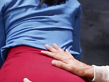 Goddess Bella Rolland Swallows A Big Cock In Class