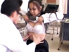 Japanese teen in school uniform