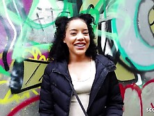 SCOUT69 - GERMAN SCOUT - Petite Brown PAWG Gal Dilara Baby Banged Coarse at the 1St Date