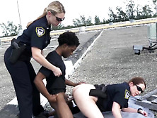 Officer gets her tight pussy expanded