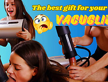 Cute girlfriend gets VacuGlide as a gift for her BF.