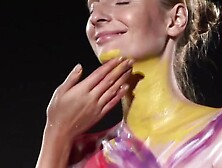 Erica and karolina body painting