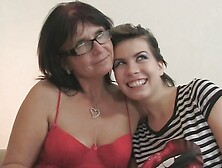 Teen GF involved into nasty photo session and 3some