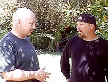 Honey-haired Hottie Getting A Team Effort From Horny Studs!