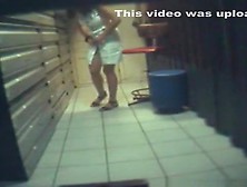 hiddenary fucks a colleague in the storage room