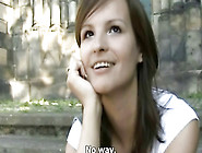 Czech teen ROMANA has no any borders for cash